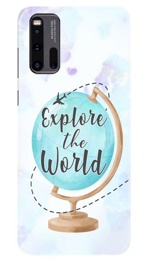 Explore the World Mobile Back Case for Vivo iQ00 3 (Design - 207) Explore the World Case for Vivo iQ00 3 (Design No. 207)
