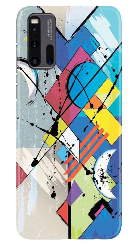 Modern Art Mobile Back Case for Vivo iQ00 3 (Design - 235) Modern Art Case for Vivo iQ00 3 (Design No. 235)