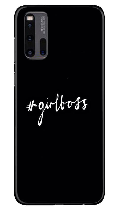 #GirlBoss Mobile Back Case for Vivo iQ00 3 (Design - 266) #GirlBoss Case for Vivo iQ00 3 (Design No. 266)