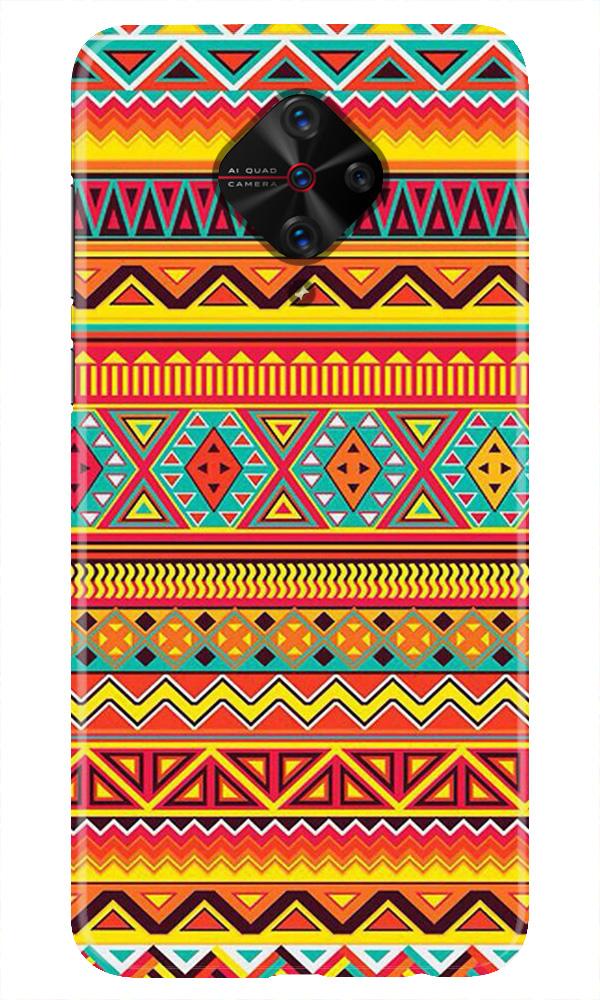 Zigzag line pattern Mobile Back Case for Vivo S1 Pro (Design - 4) Zigzag line pattern Case for Vivo S1 Pro
