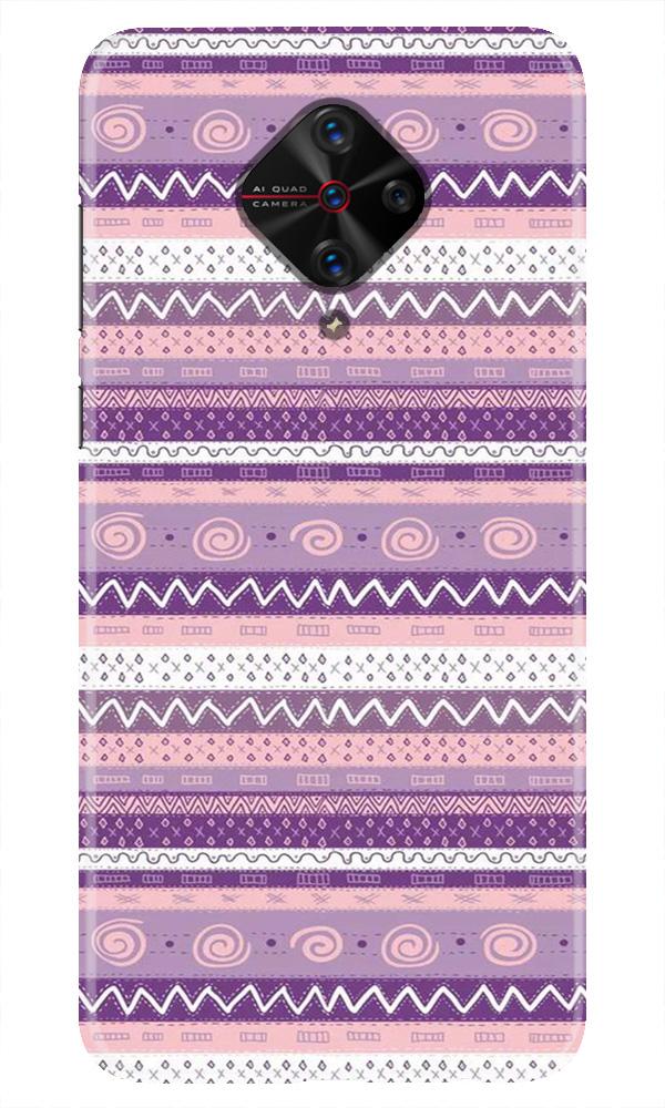 Zigzag line pattern3 Mobile Back Case for Vivo S1 Pro (Design - 11) Zigzag line pattern3 Case for Vivo S1 Pro