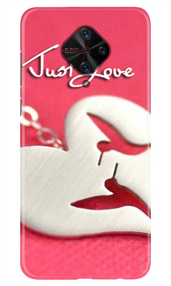 Just love Mobile Back Case for Vivo S1 Pro (Design - 88) Just love Case for Vivo S1 Pro