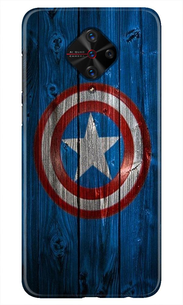 Captain America Superhero Mobile Back Case for Vivo S1 Pro (Design - 118) Captain America Superhero Case for Vivo S1 Pro (Design - 118)