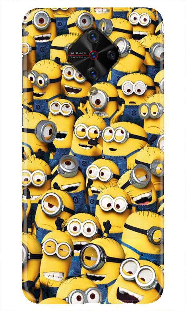 Minions Mobile Back Case for Vivo S1 Pro (Design - 126) Minions Case for Vivo S1 Pro (Design - 126)