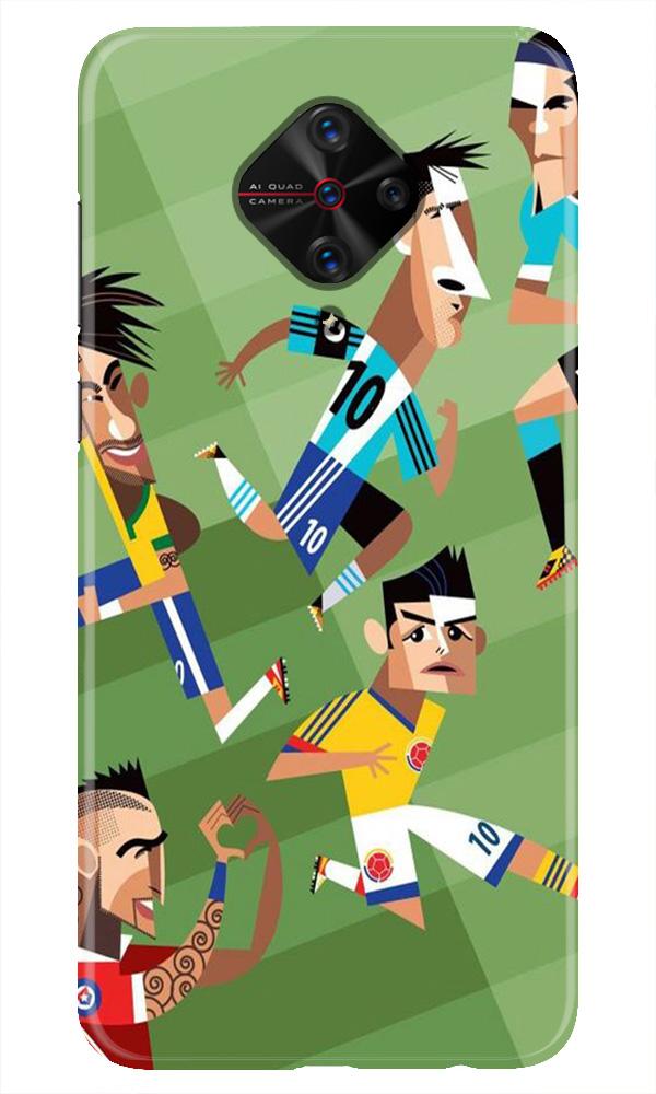 Football Mobile Back Case for Vivo S1 Pro (Design - 166) Football Case for Vivo S1 Pro (Design - 166)