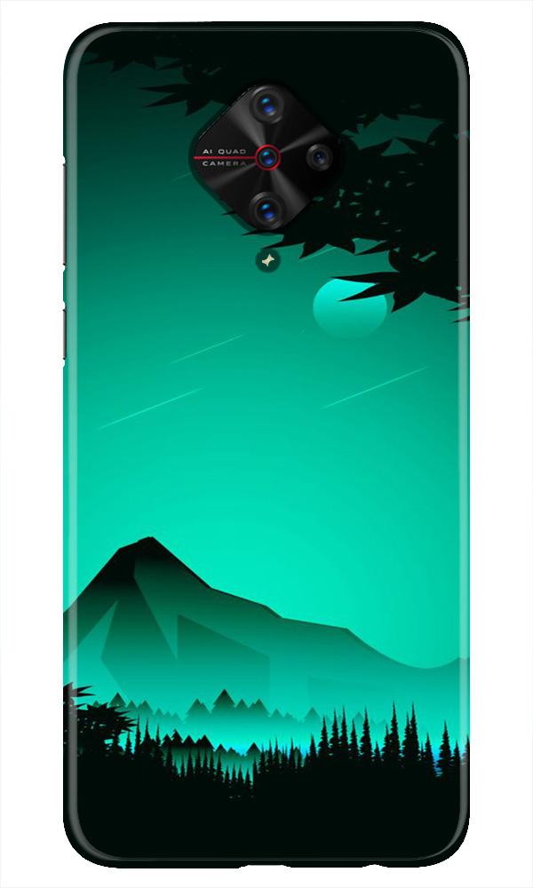 Moon Mountain Mobile Back Case for Vivo S1 Pro (Design - 204) Moon Mountain Case for Vivo S1 Pro (Design - 204)