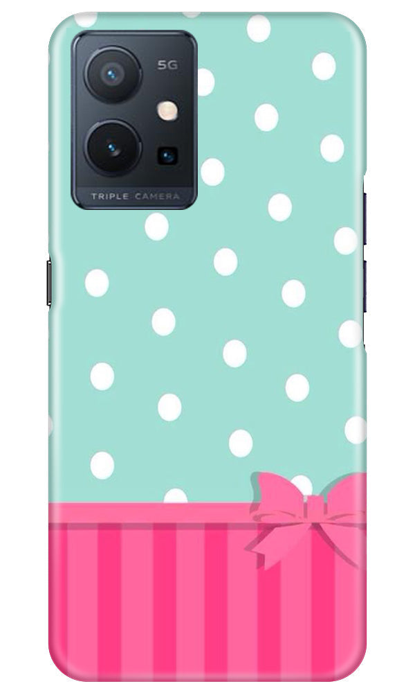 Gift Wrap Mobile Back Case for Vivo Y75 5G / Vivo T1 5G (Design - 30) Gift Wrap Case for Vivo Y75 5G / Vivo T1 5G