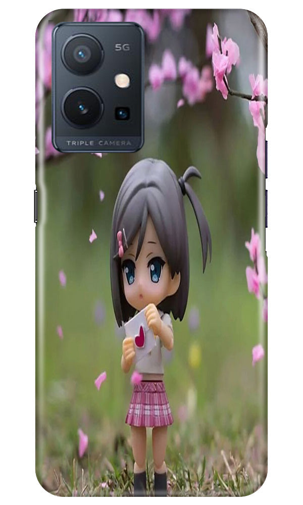 Cute Girl Mobile Back Case for Vivo Y75 5G / Vivo T1 5G (Design - 92) Cute Girl Case for Vivo Y75 5G / Vivo T1 5G