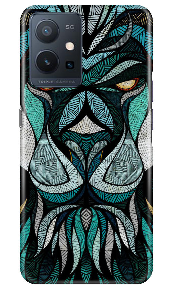 Lion Mobile Back Case for Vivo Y75 5G / Vivo T1 5G (Design - 97) Lion Case for Vivo Y75 5G / Vivo T1 5G