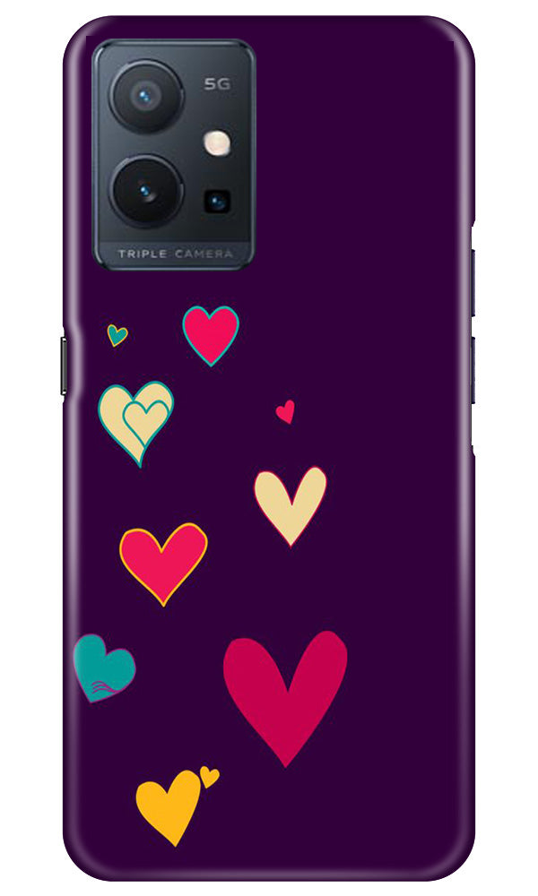 Purple Background Mobile Back Case for Vivo Y75 5G / Vivo T1 5G (Design - 107) Purple Background Case for Vivo Y75 5G / Vivo T1 5G (Design - 107)