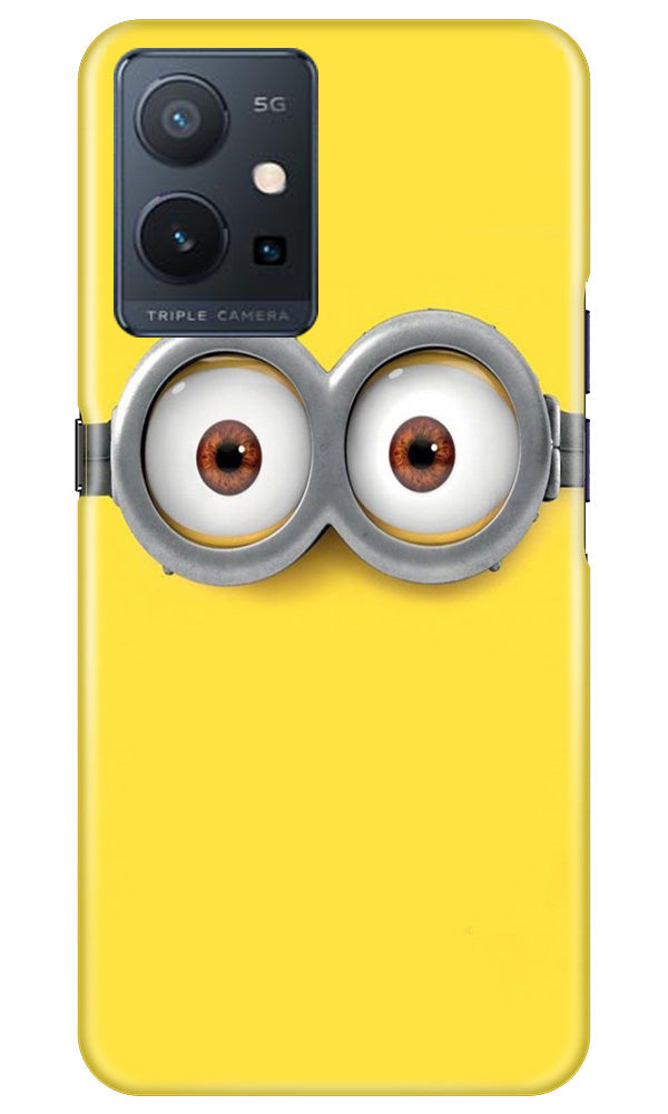 Minions Mobile Back Case for Vivo Y75 5G / Vivo T1 5G (Design - 128) Minions Case for Vivo Y75 5G / Vivo T1 5G (Design - 128)