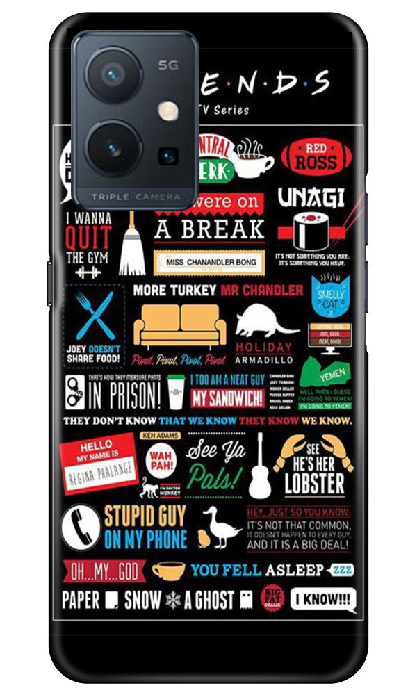 Friends Mobile Back Case for Vivo Y75 5G / Vivo T1 5G (Design - 145) Friends Case for Vivo Y75 5G / Vivo T1 5G (Design - 145)