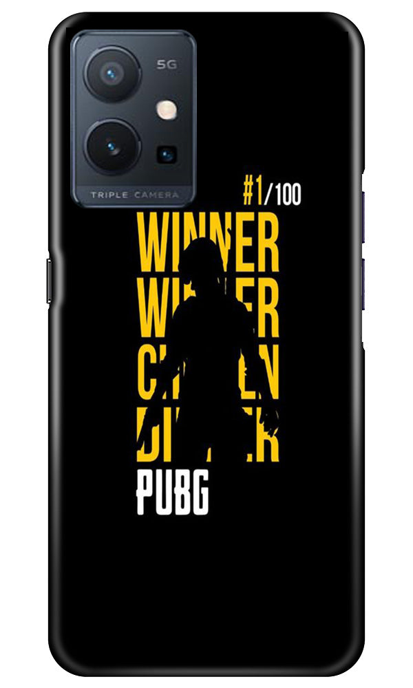 Pubg Winner Winner Mobile Back Case for Vivo Y75 5G / Vivo T1 5G (Design - 146) Pubg Winner Winner Case for Vivo Y75 5G / Vivo T1 5G (Design - 146)