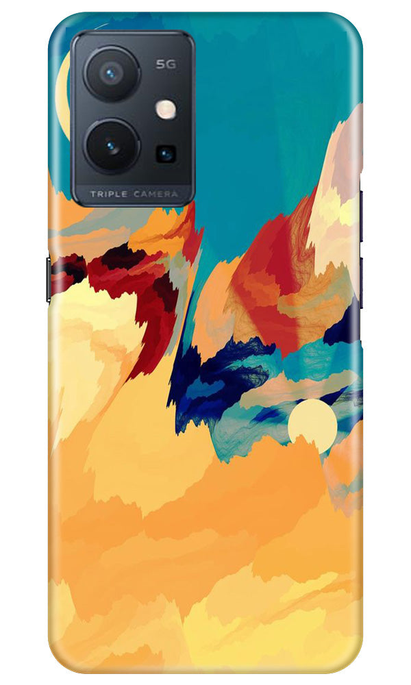 Modern Art Mobile Back Case for Vivo Y75 5G / Vivo T1 5G (Design - 204) Modern Art Case for Vivo Y75 5G / Vivo T1 5G (Design No. 204)