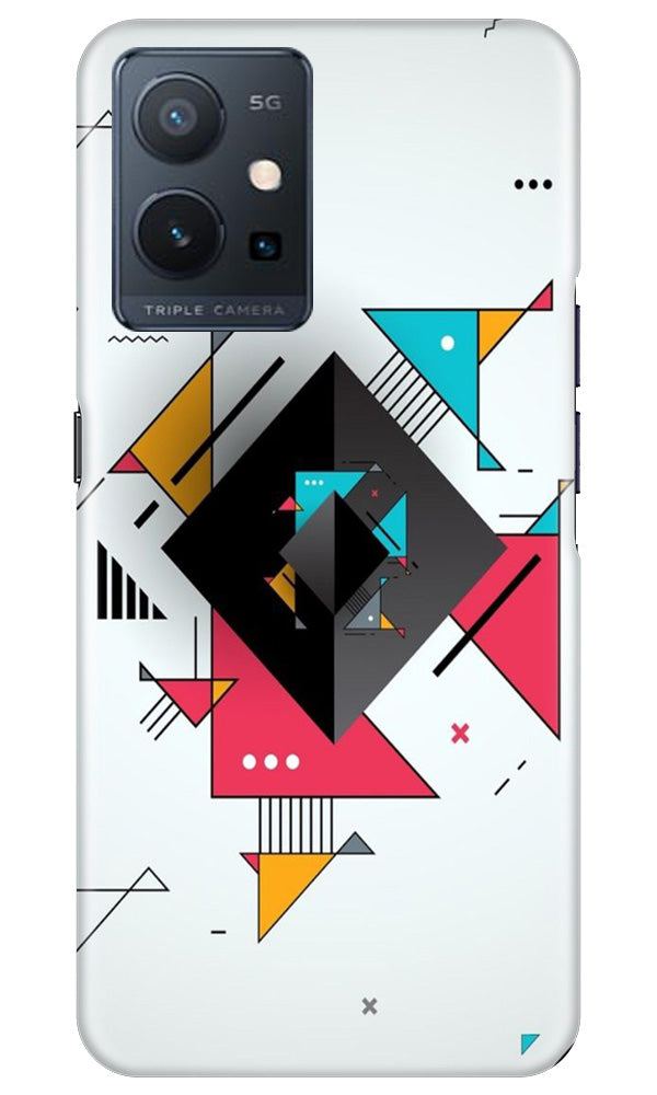 Diffrent Four Color Pattern Mobile Back Case for Vivo Y75 5G / Vivo T1 5G (Design - 244) Diffrent Four Color Pattern Case for Vivo Y75 5G / Vivo T1 5G (Design No. 244)