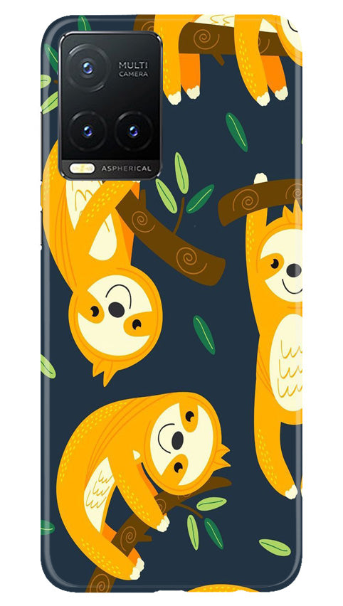 Racoon Pattern Mobile Back Case for Vivo T1X (Design - 2) Racoon Pattern Case for Vivo T1X