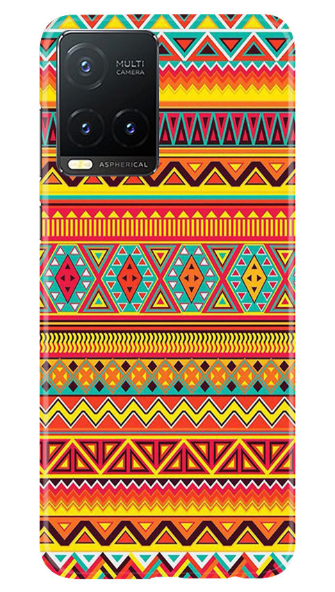 Zigzag line pattern Mobile Back Case for Vivo T1X (Design - 4) Zigzag line pattern Case for Vivo T1X