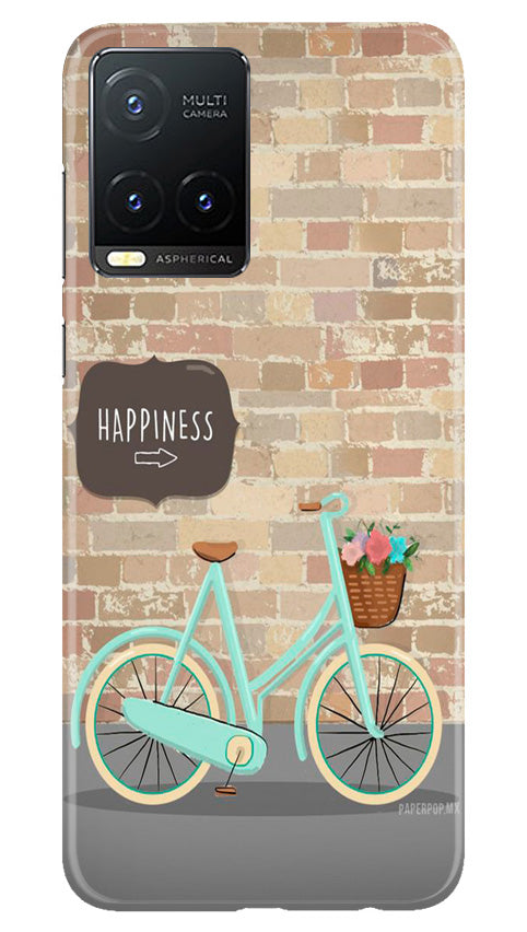 Happiness Mobile Back Case for Vivo T1X (Design - 53) Happiness Case for Vivo T1X
