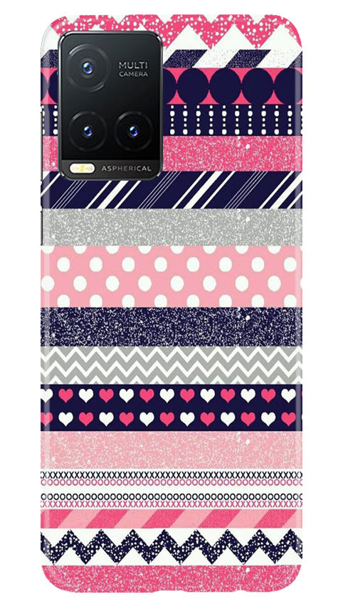 Pattern3 Mobile Back Case for Vivo T1X (Design - 90) Pattern3 Case for Vivo T1X