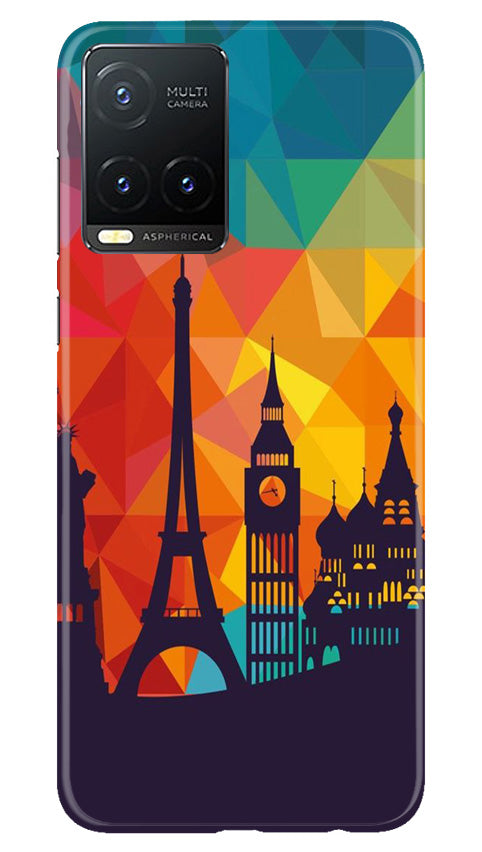 Eiffel Tower2 Mobile Back Case for Vivo T1X (Design - 91) Eiffel Tower2 Case for Vivo T1X