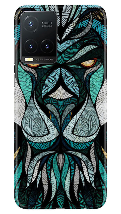 Lion Mobile Back Case for Vivo T1X (Design - 97) Lion Case for Vivo T1X