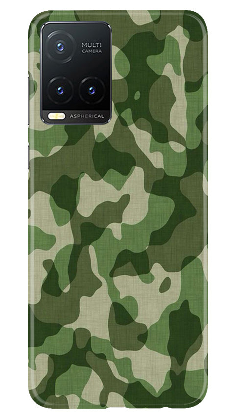Army Camouflage Mobile Back Case for Vivo T1X (Design - 106) Army Camouflage Case for Vivo T1X (Design - 106)
