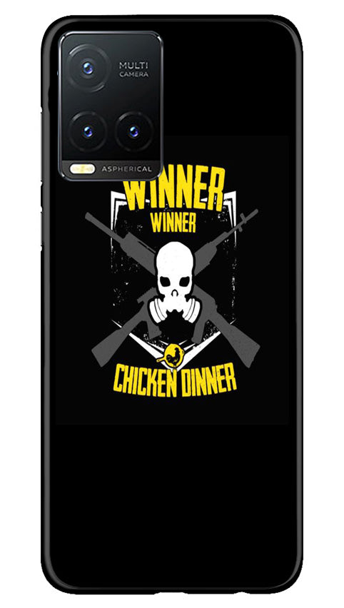 Winner Winner Chicken Dinner Mobile Back Case for Vivo T1X (Design - 147) Winner Winner Chicken Dinner Case for Vivo T1X (Design - 147)
