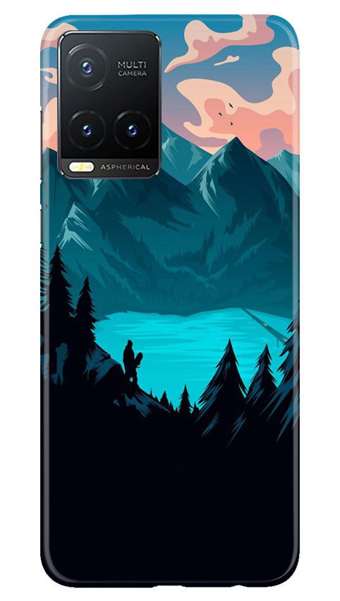 Mountains Mobile Back Case for Vivo T1X (Design - 155) Mountains Case for Vivo T1X (Design - 155)