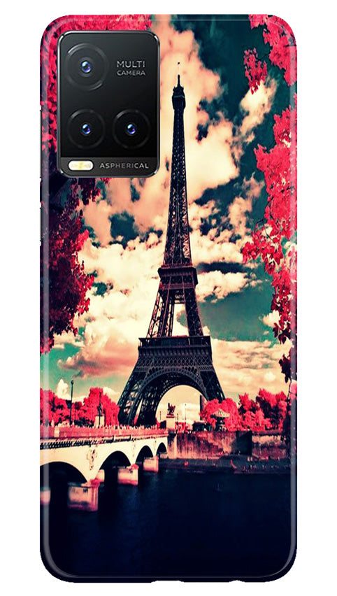 Eiffel Tower Mobile Back Case for Vivo T1X (Design - 181) Eiffel Tower Case for Vivo T1X (Design No. 181)