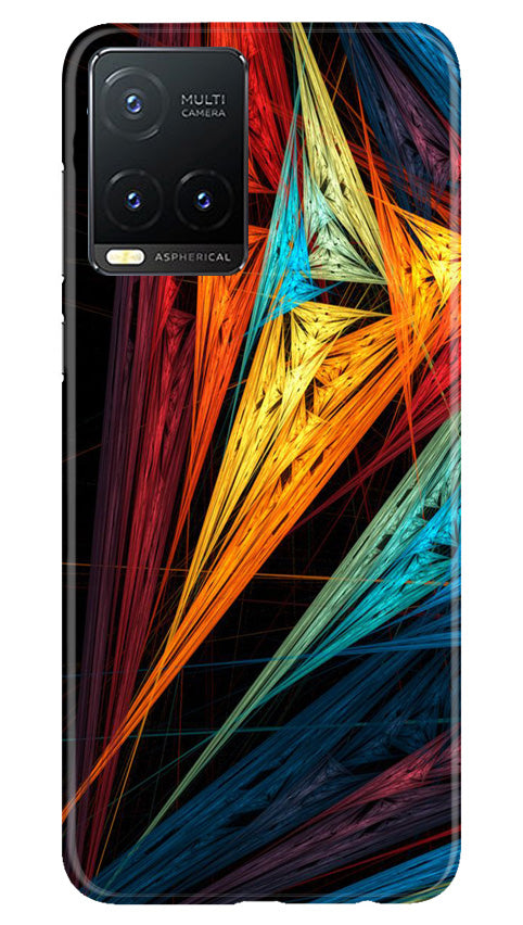 Modern Art Mobile Back Case for Vivo T1X (Design - 198) Modern Art Case for Vivo T1X (Design No. 198)