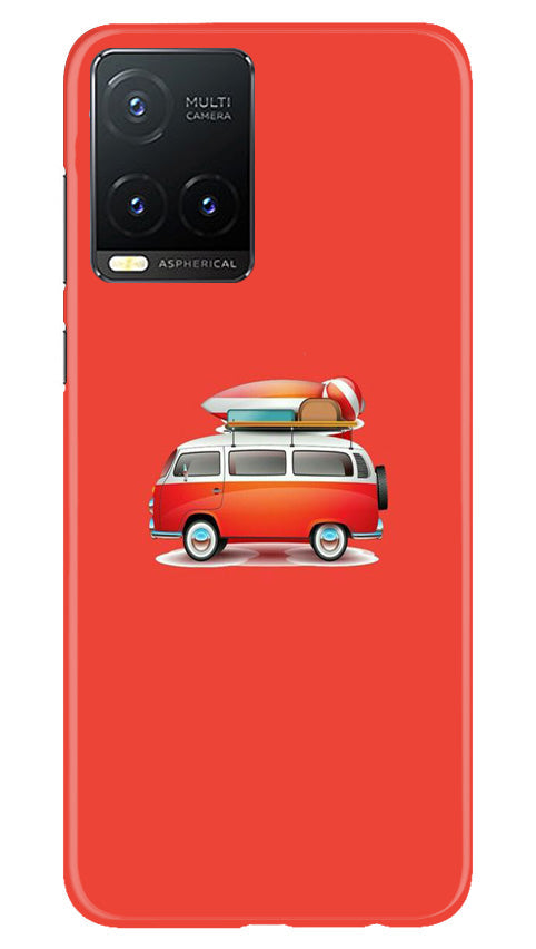 Travel Bus Mobile Back Case for Vivo T1X (Design - 227) Travel Bus Case for Vivo T1X (Design No. 227)