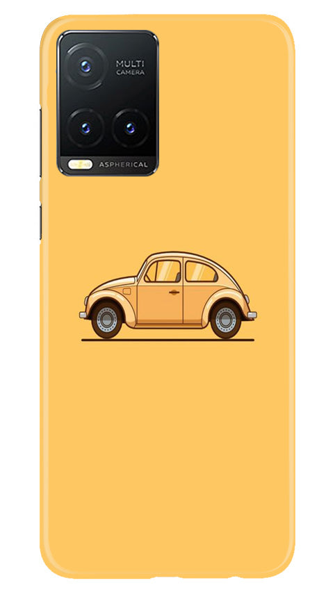 Vintage Car Mobile Back Case for Vivo T1X (Design - 231) Vintage Car Case for Vivo T1X (Design No. 231)