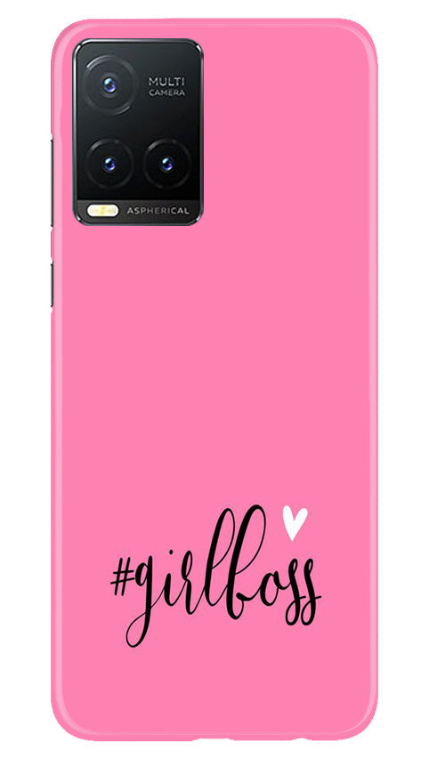 Girl Boss Pink Mobile Back Case for Vivo T1X (Design - 238) Girl Boss Pink Case for Vivo T1X (Design No. 238)
