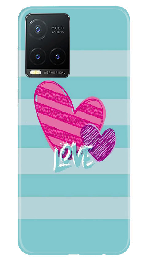Love Mobile Back Case for Vivo T1X (Design - 261) Love Case for Vivo T1X (Design No. 261)