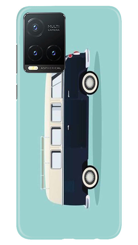 Travel Bus Mobile Back Case for Vivo T1X (Design - 338) Travel Bus Mobile Back Case for Vivo T1X (Design - 338)