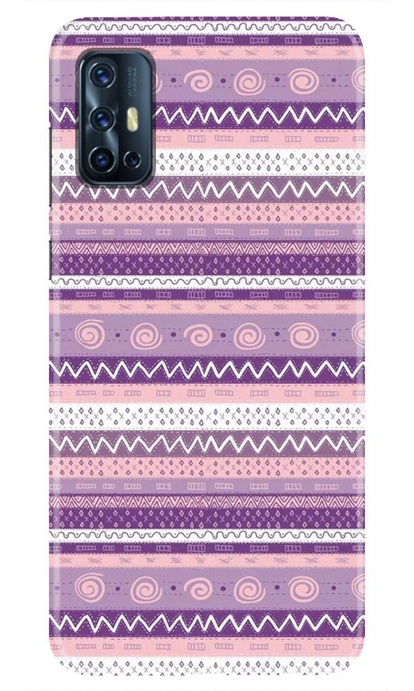 Zigzag line pattern3 Mobile Back Case for Vivo V17 (Design - 11) Zigzag line pattern3 Case for Vivo V17