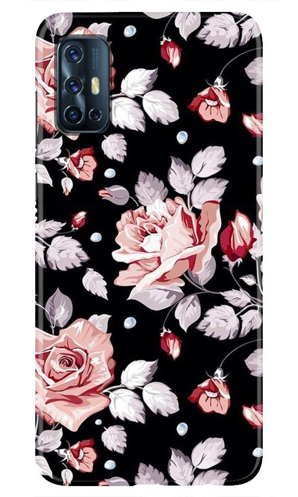 Pink rose Mobile Back Case for Vivo V17 (Design - 12) Pink rose Case for Vivo V17