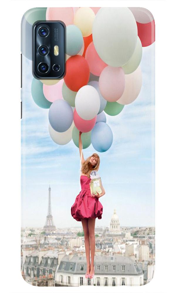 Girl with Baloon Mobile Back Case for Vivo V17 (Design - 84) Girl with Baloon Case for Vivo V17