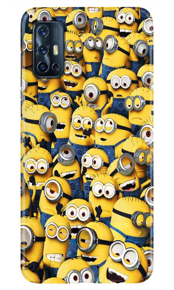 Minions Mobile Back Case for Vivo V17 (Design - 126) Minions Case for Vivo V17 (Design - 126)
