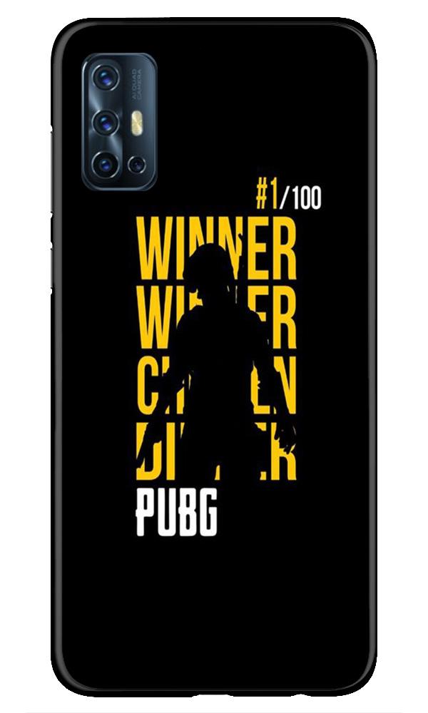 Pubg Winner Winner Mobile Back Case for Vivo V17 (Design - 177) Pubg Winner Winner Case for Vivo V17 (Design - 177)