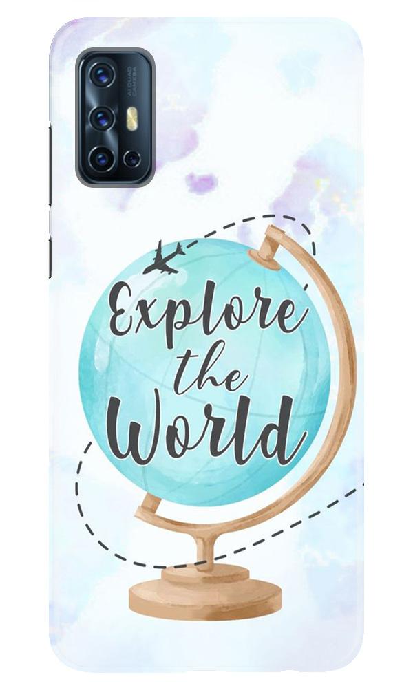 Explore the World Mobile Back Case for Vivo V17 (Design - 207) Explore the World Case for Vivo V17 (Design No. 207)