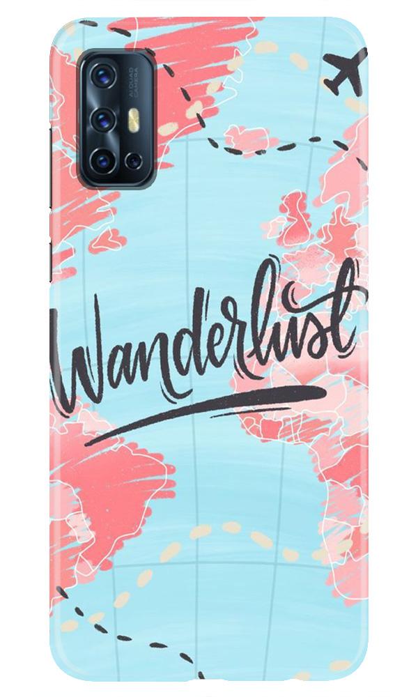 Wonderlust Travel Mobile Back Case for Vivo V17 (Design - 223) Wonderlust Travel Case for Vivo V17 (Design No. 223)