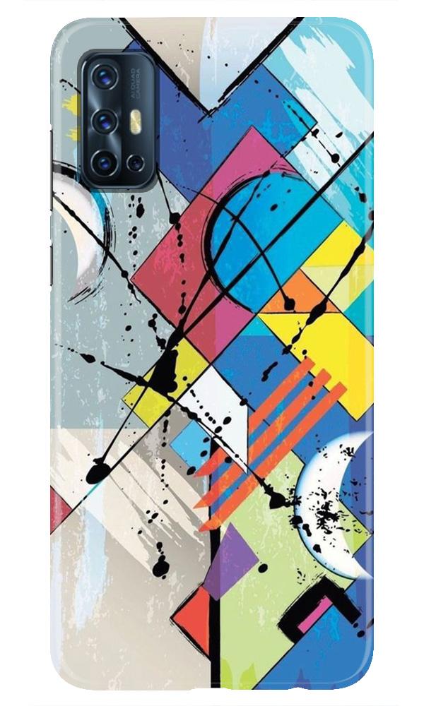 Modern Art Mobile Back Case for Vivo V17 (Design - 235) Modern Art Case for Vivo V17 (Design No. 235)