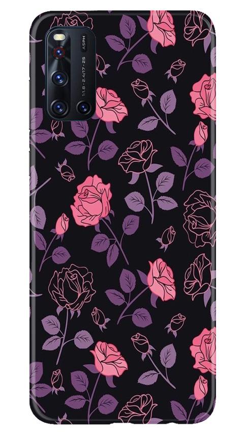 Rose Pattern Mobile Back Case for Vivo V19 (Design - 2) Rose Pattern Case for Vivo V19