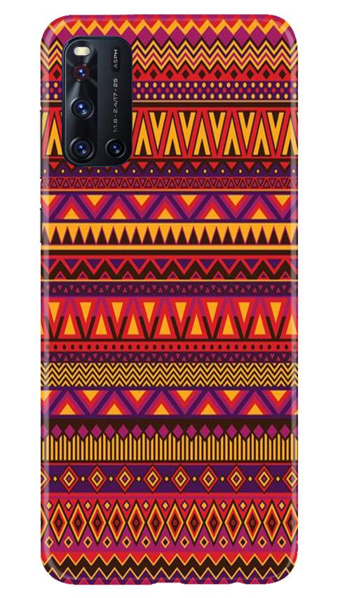 Zigzag line pattern2 Mobile Back Case for Vivo V19 (Design - 10) Zigzag line pattern2 Case for Vivo V19