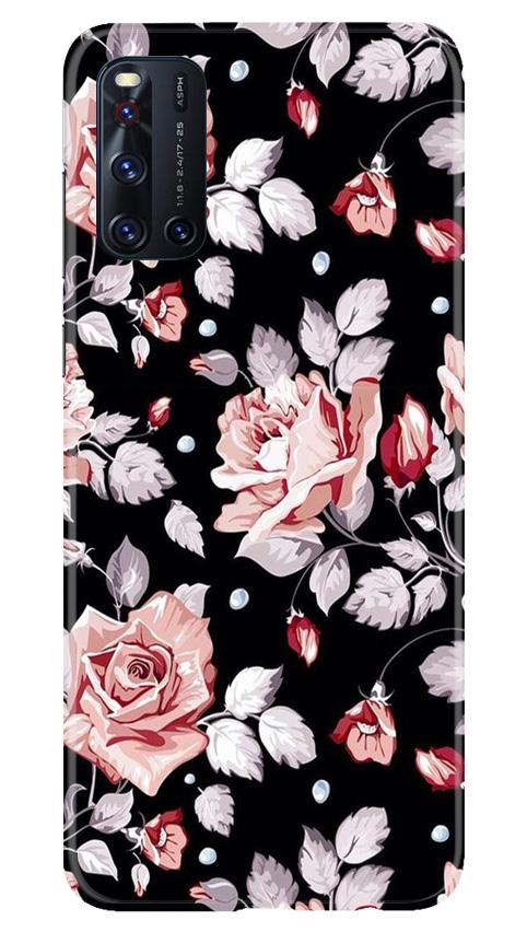 Pink rose Mobile Back Case for Vivo V19 (Design - 12) Pink rose Case for Vivo V19