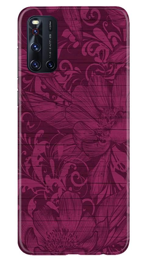 Purple Backround Mobile Back Case for Vivo V19 (Design - 22) Purple Backround Case for Vivo V19