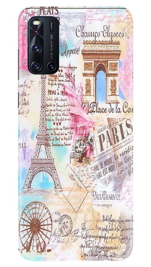 Paris Eiftel Tower Mobile Back Case for Vivo V19 (Design - 54) Paris Eiftel Tower Case for Vivo V19