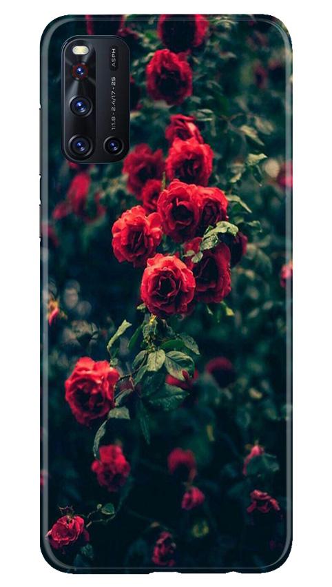 Red Rose Mobile Back Case for Vivo V19 (Design - 66) Red Rose Case for Vivo V19