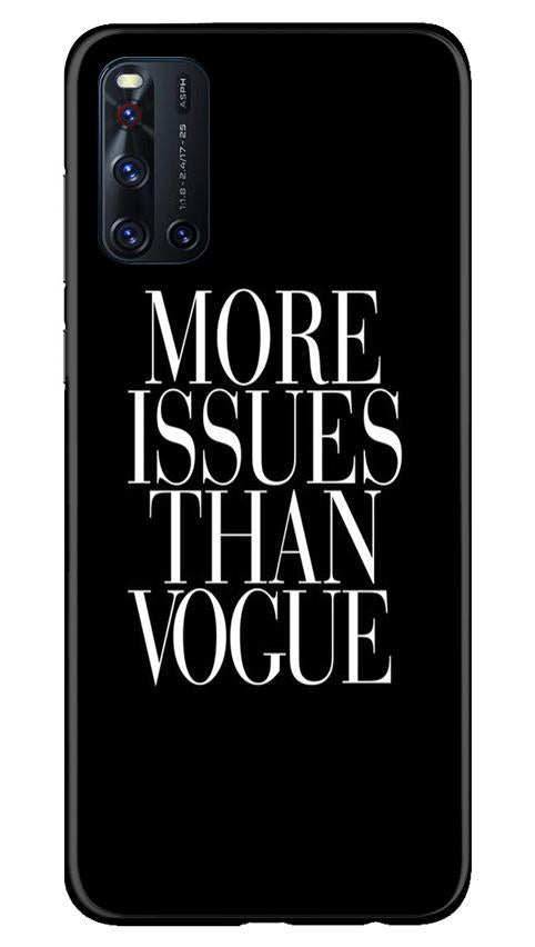 More Issues than Vague Mobile Back Case for Vivo V19 (Design - 74) More Issues than Vague Case for Vivo V19